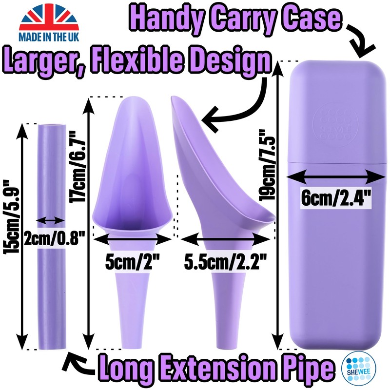SHEWEE Flexi + Case – Reusable Pee Funnel – A