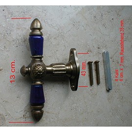 Graf von Gerlitzen Antique Brass Window Handle Window Handle Window Olive F20A