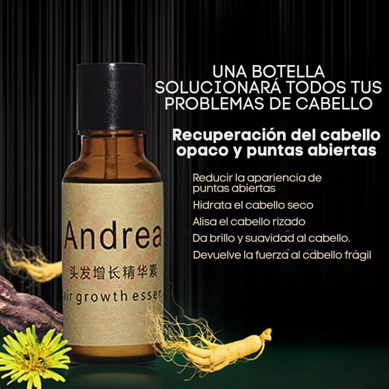 Andrea Paquete 5pza Andrea Solución Crecimiento Del Cabello Full