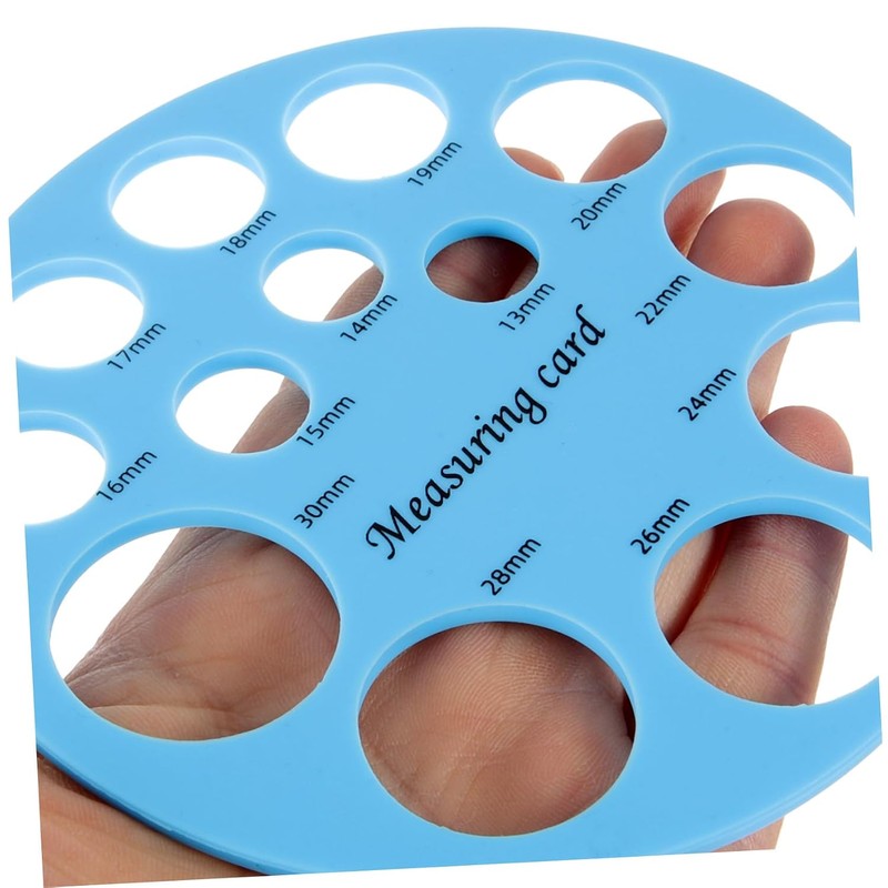 Reglas para Medir Pezones de Silicona Flexible 2 Piezas Medición