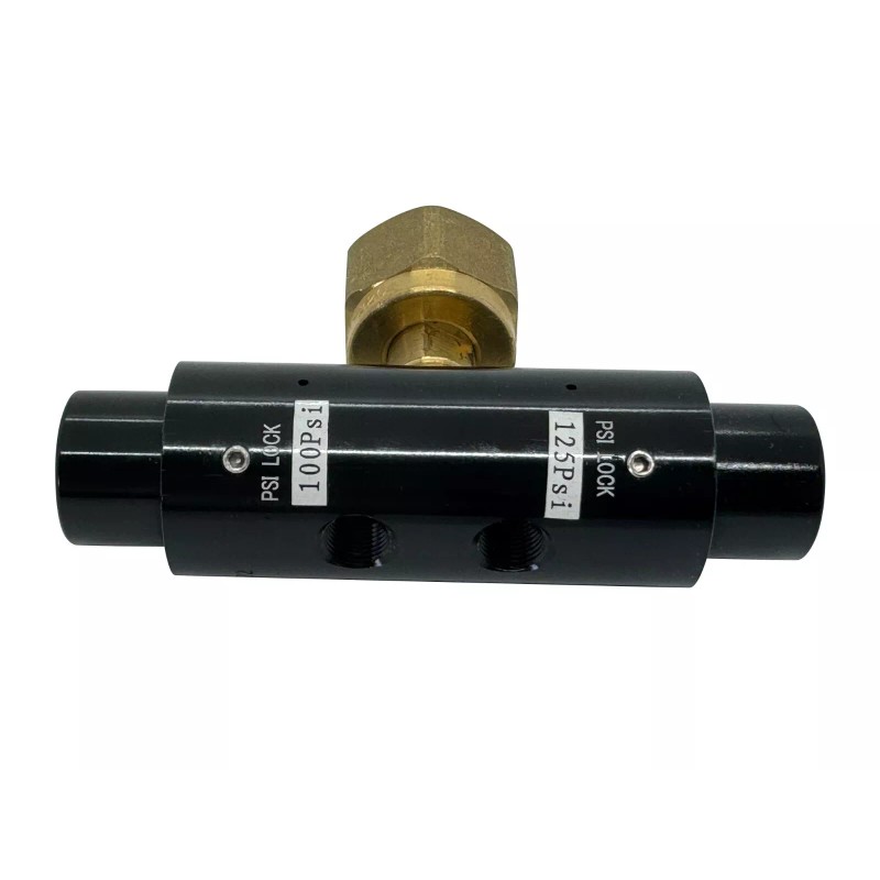 Preece Precision Drag Race Co2 Dual Outlet Regulator 100PSI /