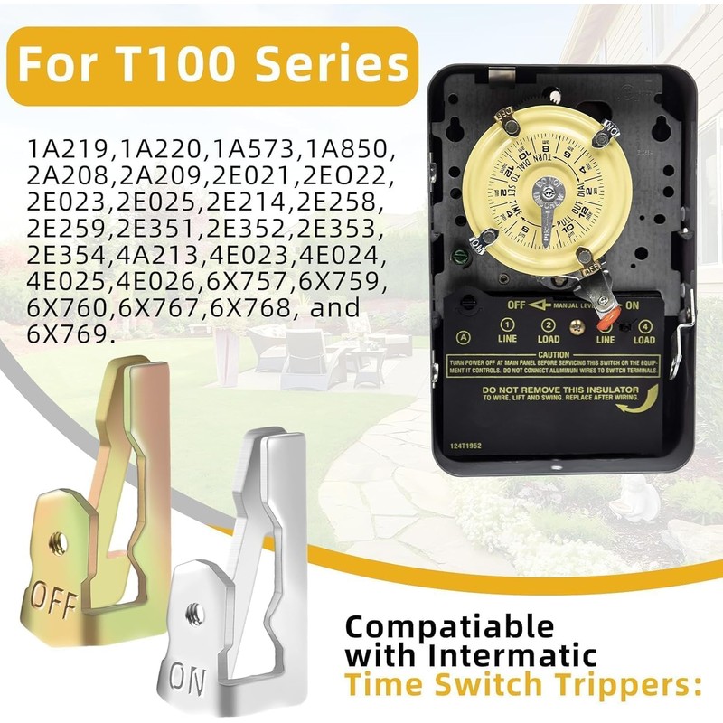 6-Pack Timer Trippers Replacement Switch Kit for Intermatic 156T1978A –