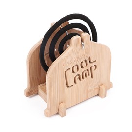 Topyond Mosquitoes Incense Holder, Mosquitoes Coil Bracket, Detachable Portable Wooden Stainless Steel, Rustic Style Decorative, Home Incense Box