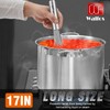 Walfos Whisk,17in Large Whisks, Heavy Duty Stainless Steel Wire Whisk