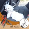 JVHLOV 33.07 inches, Pack of 2 Dog Seat Belts, Dog