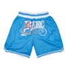 PERC30 Men's #30 Perc O'Cet Basketball Shorts Stitched S-XXL(Blue, l)