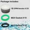 Faucet Aerator, 1.5 GPM Restrictor Plug-in Faucet Aerator Bathroom or