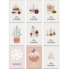 Christmas Cards with Envelope Set of 30 - A6 Folding