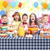 Kopokita 2 Pack Navy Gingham Tablecloth, 54 x 108 Inches