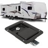 Trailer Paddle Lock ,Black Toolbox Handle Latch with 2 Keys