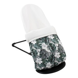 JYOKO Kids Cotton Hammock Cover and Bag Compatible with Babybjorn Soft, Balance, Bliss (Zebra, Fleece)