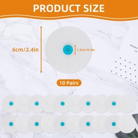 Asofelk 20PCS Duvet Clips to Hold Comforter Inside, Duvet Snaps Iron on Duvet Clips to Hold Thick Comforter Inside | Plastic No Show Comforter Clips Fits All Thickness Quilt Sheets