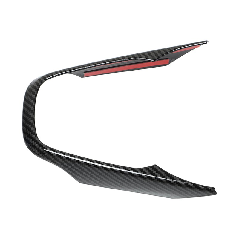 Steering Wheel V Shape Trim Panel Carbon Fiber Style Frame