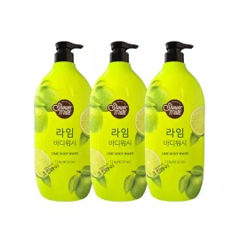 Shower Mate 샤워메이트 리얼 내추럴 라임 바디워시 1.2kg x3개 Shower Mate Real Natural Lime Body Wash 1.2kg x 3