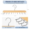 2 Pack Tie Rack Belt Hanger for Closet Fitnice Upgraded