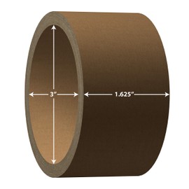 Label Cores 3" Inner Diameter. Rigid Cardboard. Variety of Widths Available. (3" Inner Diameter X 1.625" Width (50 Cores))