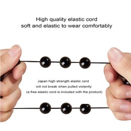 38 Magnetic Therapy Hematite beaded Bracelet For Women And Men Power Gemstone Crystal Unisex Macrame (12mm)