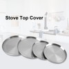 Burner Cover 4pcs/Set Stainless Steel Kitchen Stove Top Burner Covers