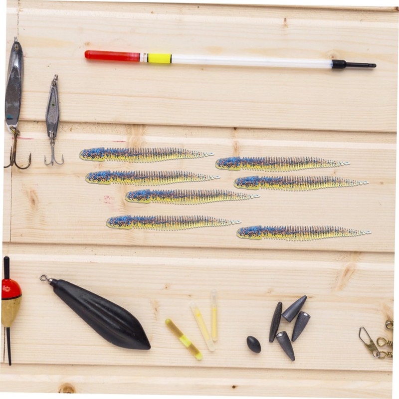 45pcs Lure Soft Bait Bass Lures Baits Fishing Lures Fish