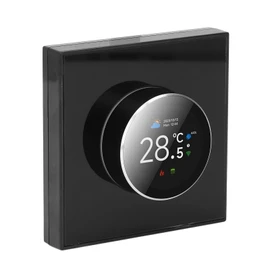 Smart Knob Thermostat, Water Heating Digital Temp Voice Controller, Programmable Bluetooth Temperature Regulator with 1.81in TFT Screen for Home Office
