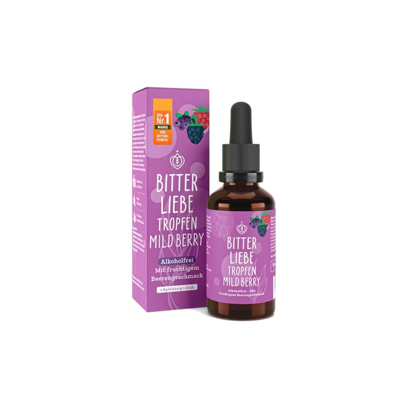 BitterLiebe - Bitter Drops Mild Berry - Alcohol-free Bitter Drops