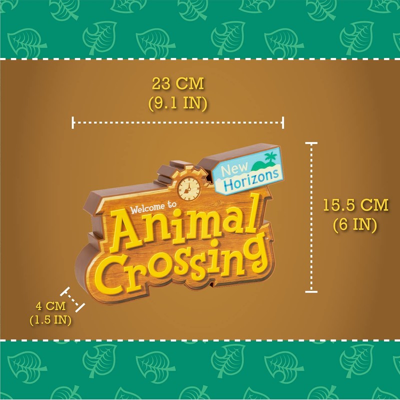 Paladone Paladone Animal Crossing Logo Light mit zwei Lichtmodi, offiziell