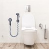 sourcing map Spring Flexible Shower Hose, 3Meter/118inch Flexible Telescopic Shower