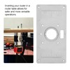 Router Table Insert Plate 235mm x 120mm x 8mm Aluminum