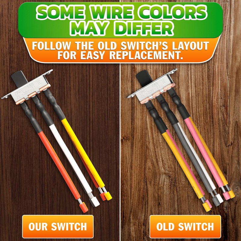 Fan Speed Control Switch 6-Pin Toggle – Reverse Ceiling Fan