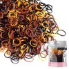 EXTRA STRONG 500 Mini Hair Rubber Elastics Multi Pack for