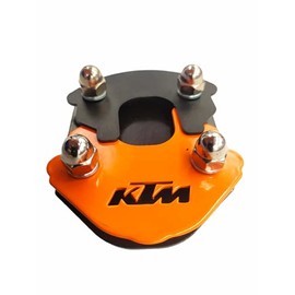 MOVITEC ACCESSORIES Motorcycle Side Stand Foot Enlarger for KTM Duke 200/390, Black / Orange