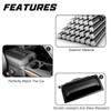 BJYXSHOP Black Center Console Armrest Latch Handle Replacement for 2014