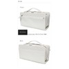 Bliss Leather Python Pattern, Double Zipper, Second Bag, Clutch Bag,