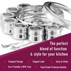 KSJONE Large 22cm Premium Spice Tin Masala or Dry Fruit