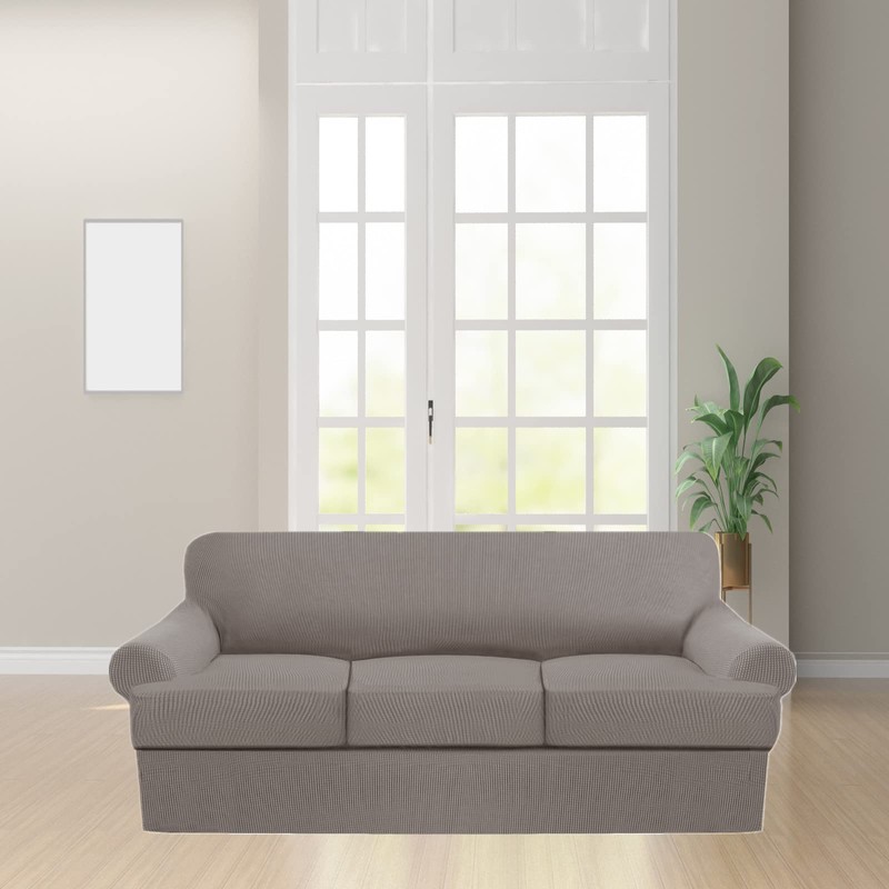 GAMUKAI 4 Pieces Sofa Covers Stretch Couch Covers for T