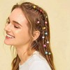 100 Mini Rainbow Hair Clips and Tiny Claws for Hair