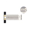 CarAngels Stainless Steel Wood Injury Gauge 90 Degree Ruler Right