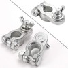 CZC AUTO Car Battery Terminal End with Wing Nut Terminal