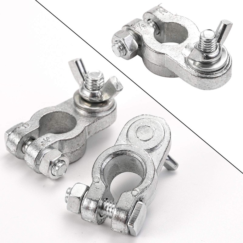 CZC AUTO Car Battery Terminal End with Wing Nut Terminal
