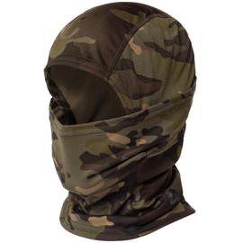 CAMOTER Camo Balaclava Ski Face Mask UV Protector for Man and Women Hunting Fishing Motorcycle Windproof&Military Tactical (Polyester, Camo CP Green)