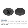 sourcing map 40 Pieces Screw Cap Covers 17 x 4