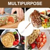 Kichvoe Stainless Steel Steak Fork Handle Kitchen Utensil for BBQ
