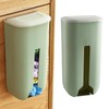 Plastic Bag Holder and Dispenser, Visible Bottom Opening, Stainless Steel,