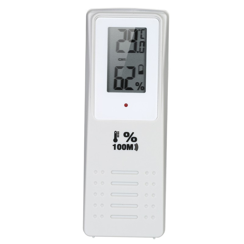 LCD Digital Wireless Indoor/Outdoor Thermometer Hygrometer Four-channel ℃/℉ Temperature Humidity