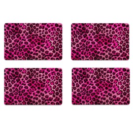 Pink Leopard Pattern Card Skin Sticker Compatible for Debit Card, Credit Card, Transportation Card, Key Card, Vinyl Decal (Pink Leopard)