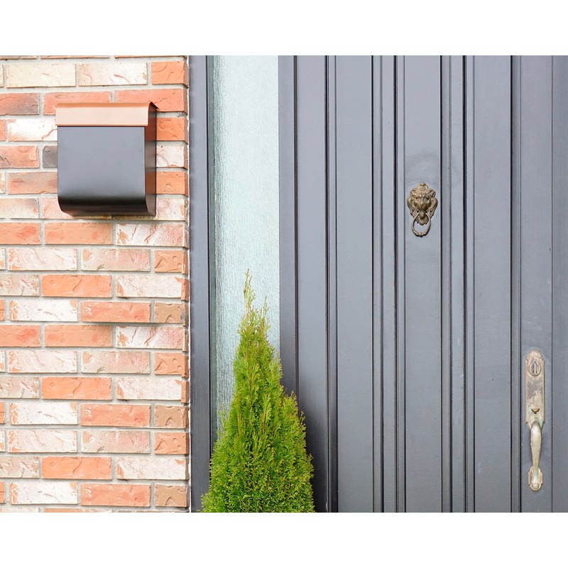 NACH Mailboxes for Outside Wall Mount, 12 x 4.5 x