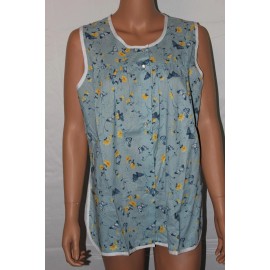 EASY ESSENTIALS NEW  EASY ESSENTIALS SNAP FRONT SMOCK COBBLER APRON BUTTERFLY M L XL 1X 2X 3X 4X - Regular, L