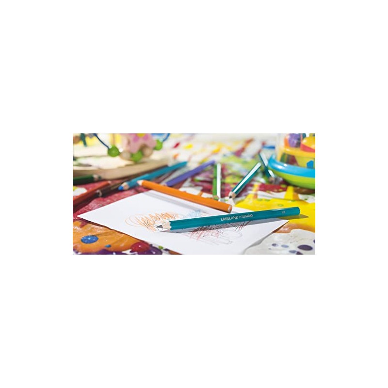 Lakeland Colouring Pencils, Set of 12, School or Home Use,