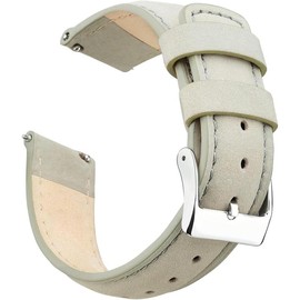 Watch Bands Watch Straps for Men Women- 18mm 20mm 21mm 22mm 23mm 24mm Watch Strap, Valentine's day gifts for him or her - Color: Gray & Silver, Size: 18mm