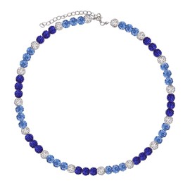 XIHIRCD Philadelphia Baseball Necklace, Shiny Rhinestone Inspired Beads Necklaces Unisex Athlete Sport Necklace Jewelry Chain for Men Women Baseball Team Lovers(3 Colors)